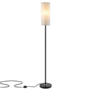 74.8in Tall Floor Lamp with Shade 3200K Warm Yellow Light Modern Standing Lamp Decorative Lamp with Foot Switch 6W Bulb for Bedroom Living Room
