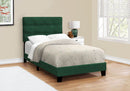 Transitional Upholstered Bed Frame by HouseOfZazla