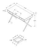 Computer Desk For Home Office, Laptop, Storage Drawers, Contemporary & Modern - Espresso by HouseOfZazla