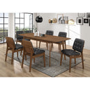 Tufted Back Dining Chairs With Tufted Upholstered Seats And Tapered Legs (Set of 2) - Black by HouseOfZazla