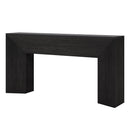 Extra Long Console Table Table Behind Couch For Hallway & Living - Black by HouseOfZazla