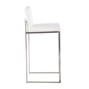 Fuji - Contemporary And Modern Elegance High Back Barstool by HouseOfZazla