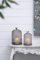 Ophira Sparrow Candle Holders (Set of 2) - Antique Gray by HouseOfZazla