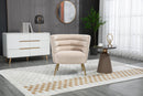 Accent Chair, leisure single chair with Golden feet
