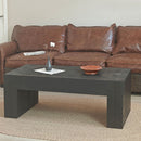 Modern Farmhouse Living Room Block Leg Coffee Table by HouseOfZazla
