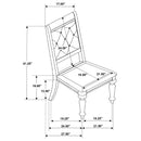 Hollywood - Platinum Open Side Chair (Set of 2) - Silver by HouseOfZazla