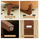 Cute Accent Chair with Solid Wood Legs