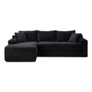 94.5" Cloud Modular Sectional Sofa Couch with L-Shape Chaise by HouseOfZazla