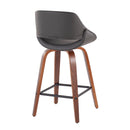 Fabrico - Mid-Century Modern, Counter Stool (Set of 2) by HouseOfZazla