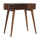 Rounded Writing Desk - Chestnut by HouseOfZazla