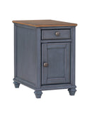 Americana - Chairside Table - Blue by HouseOfZazla