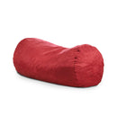 Jasper - Traditional Cylindrical Suede Bean Bag by Unique Piece Furniture
