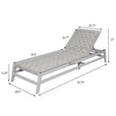 Outdoor Rope Chaise Lounge