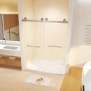 Frameless Double Sliding Shower Door by HouseOfZazla