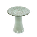 Handmade Glazed Ceramic Bird Bath