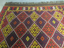 6' X 13' Antique Turkish Kilim Handmade Flat Weave Wool Rug Veg Dye