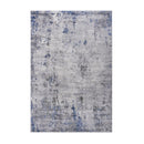 Marfi - 8' X 10' Abstract Area Rug - Silver / Blue by HouseOfZazla