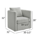 Sutton - Swivel Barrel Chair by HouseOfZazla