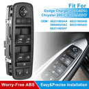 Electric Master Power Window Switch Fit for 2011-2017 Dodge Charger Chrysler Front Left Driver Side 68231805AA
