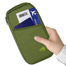 Travel Passport Wallet 12Cells Ticket ID Credit Card Holder Water Repellent Documents Phone Organizer Zipper Case Business Trip Daily Use