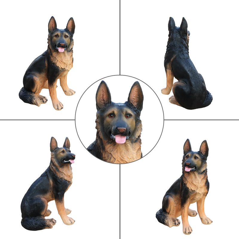 Outdoor Dog Statues German Shepherd Dog Statue for Garden, photo 6 of 10