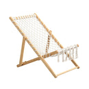 Bamboo Weaving Chair Set With Handwoven Rope For Patio And Living Spaces - Natural by HouseOfZazla