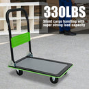Flatbed Cart - 330lbs Heavy Duty Capacity Platform Hand Truck
