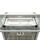 K&K 43' Propane Gas Fire Pit Table, Grey