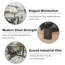 3 Piece Coffee Table Set With Tempered Glass Surface - Black by Unique Piece Furniture