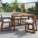 Patio Bar Set With Ergonomic Chairs by HouseOfZazla