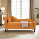 64.5'' Modern Velvet Chaise Lounge