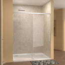 Frameless Single Sliding Shower Door With Handle