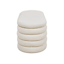 Fuji - Upholstered Oval Storage Bench by HouseOfZazla