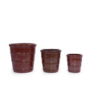 3 Pieces Flowerpot, Planter For Patio, Garden Or Windowsills by HouseOfZazla