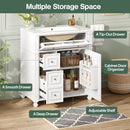 Bathroom Vanity Cabinet With Sink, Soft Close Doors With Door Organizer by Unique Piece Furniture