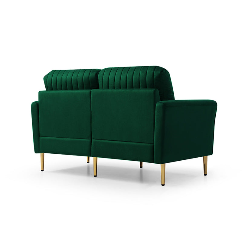 Walker Edison | Velvet Loveseat Elegant Sofa