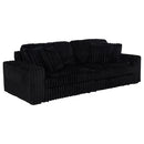 Clifford - Upholstered Dual Power Chaise Sofa - Black