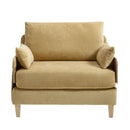 Mid Century Modern Foldable Sofa Bed, 3 In 1 Convertible Sleeper With 3 Pillows by HouseOfZazla
