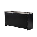 Stacey - Buffet With Storage Drawers And Marble Detailing - Black / Marble by Unique Piece Furniture