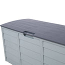 All Weather UV Pool Deck Box Storage Shed Bin with Wheels by HouseOfZazla