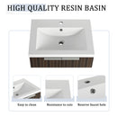 24 Inch Bathroom Cabinet With Resin Sink