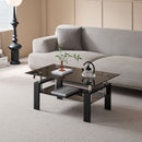 Tempered Glass Table With Storage by HouseOfZazla