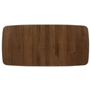 Redbridge 5-piece Rectangular Dining Set Natural Walnut