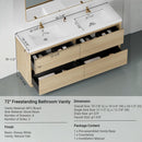 Bathin Freestanding Bathroom Vanity With Double Sinks by HouseOfZazla