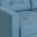 Jenny Contemporary Tufted Fabric 3 Seater Sofa by HouseOfZazla