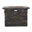 33' SQUARE MGO FIRE PIT - 40000 BTU.