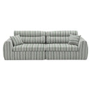 3 Seater, Couch With Throw Pillows For Living Room