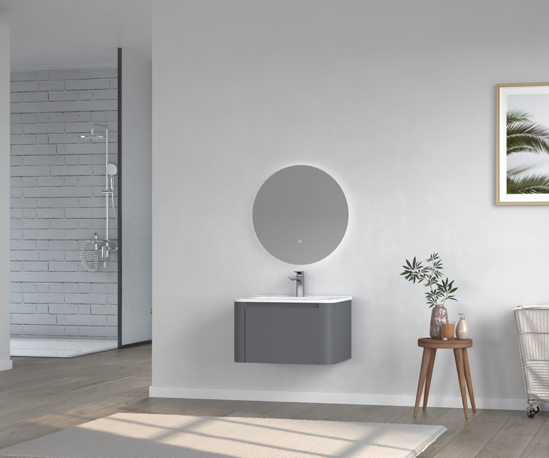 24" Wall-Mounted Bathroom Vanity, photo 2 of 10