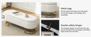 Storage Bench Bedroom Bench with Golden Metal Legs