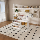 4 In 1 Folding Sewing Table With Lockable Wheels, Multi Functional Craft Station - White by HouseOfZazla